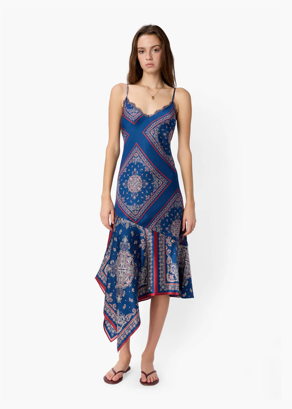 Becky Lace Trim Dress