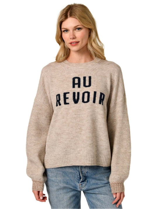 Au Revoir Intarsia Sweater