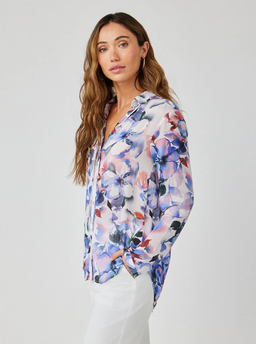 Hipster Shirt in Magnolia Bloom