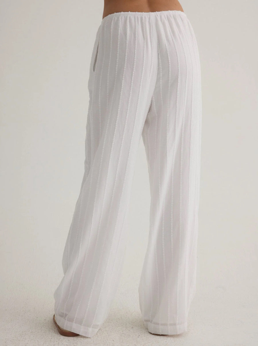 Wide Leg Pant in White