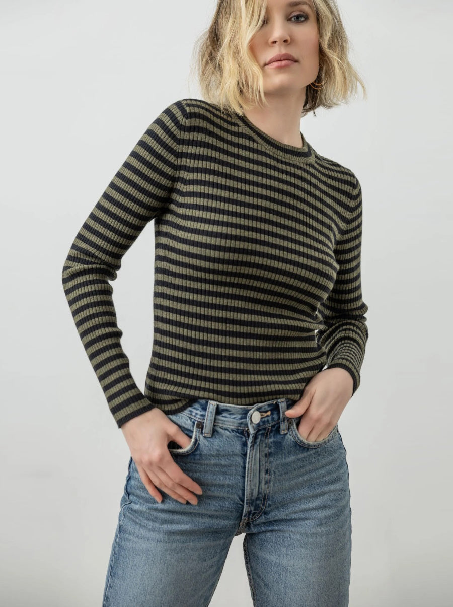 Striped Crewneck Sweater