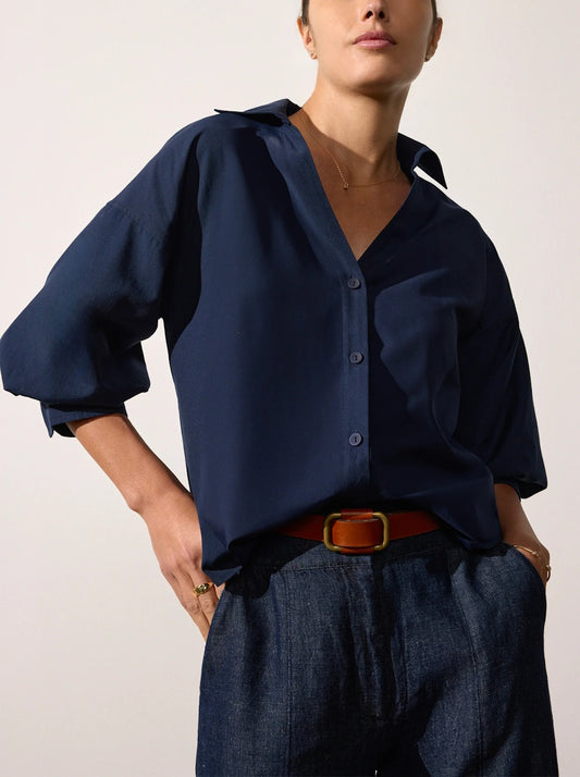 Kate Shirt in Navy