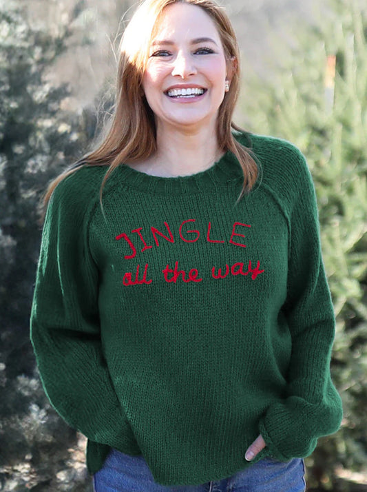 Jingle Raglan Crew