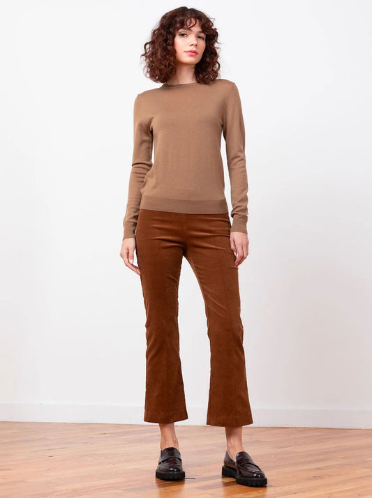 Leo Corduroy Crop Flare Pant