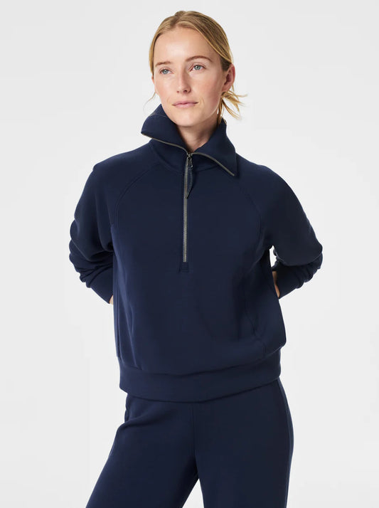 AirEssentials Half Zip in Timeless Navy