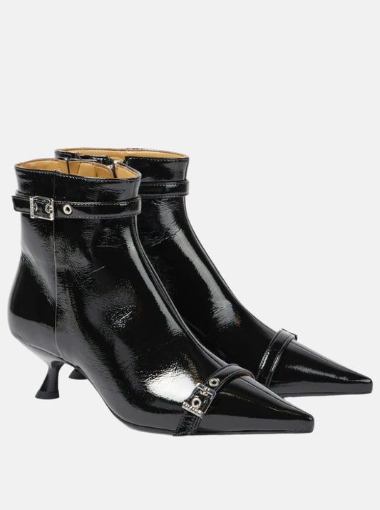 Eyelets Kitten Heel Boot