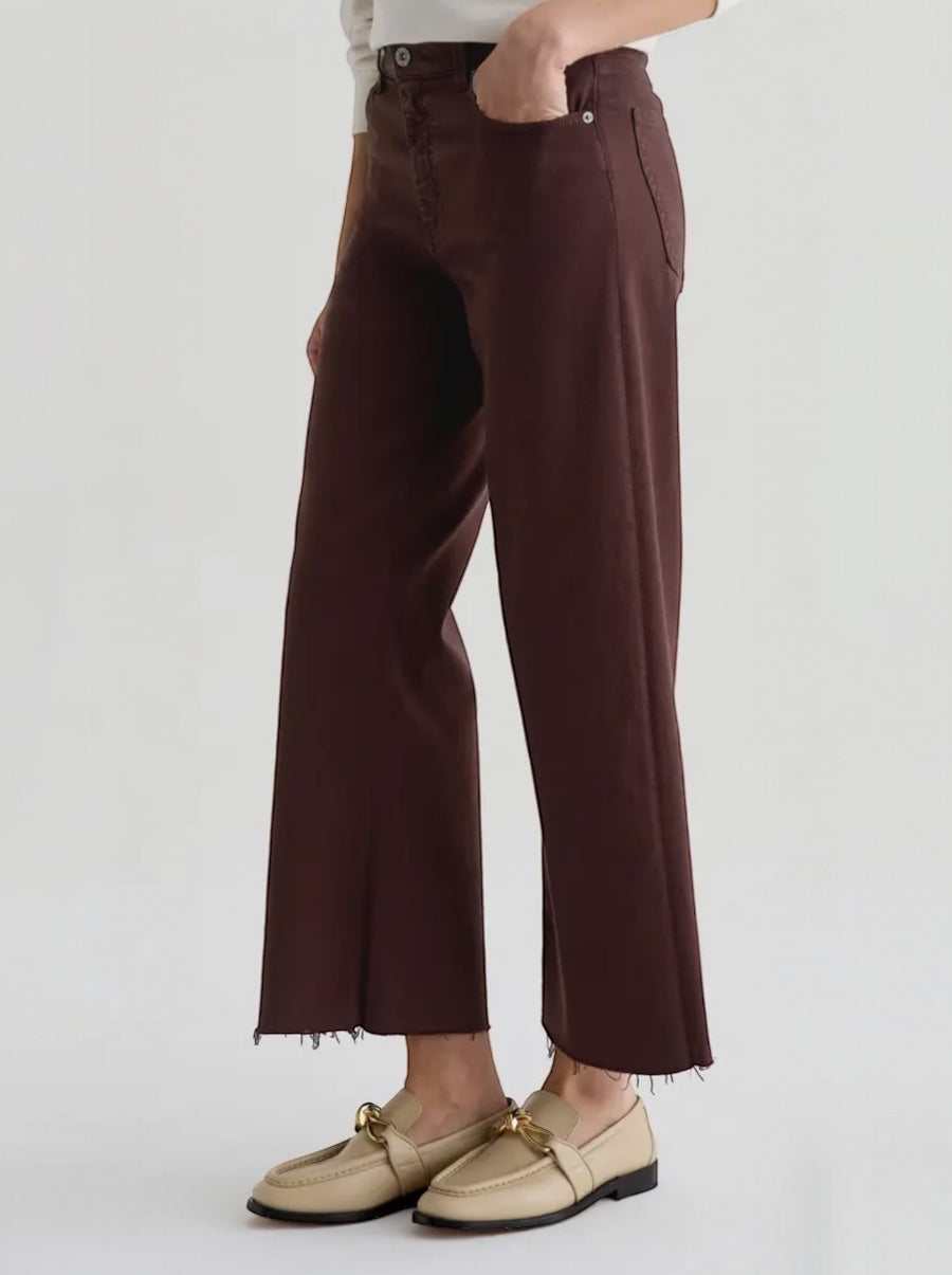 Saige Wide Leg Crop in CFBN
