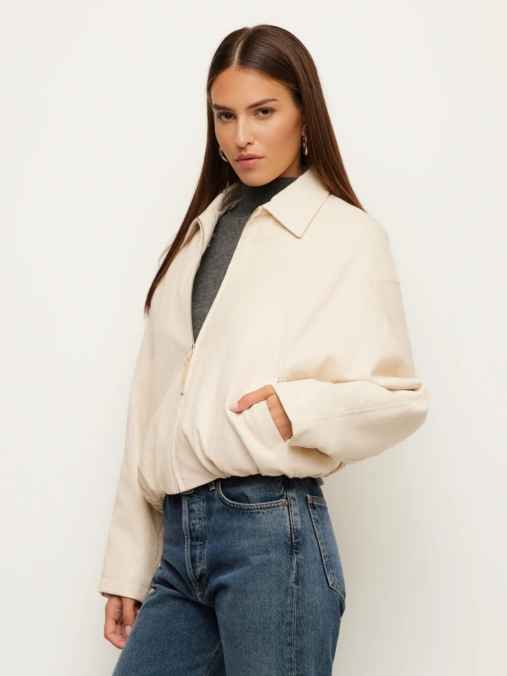 Regin Faux Leather Jacket