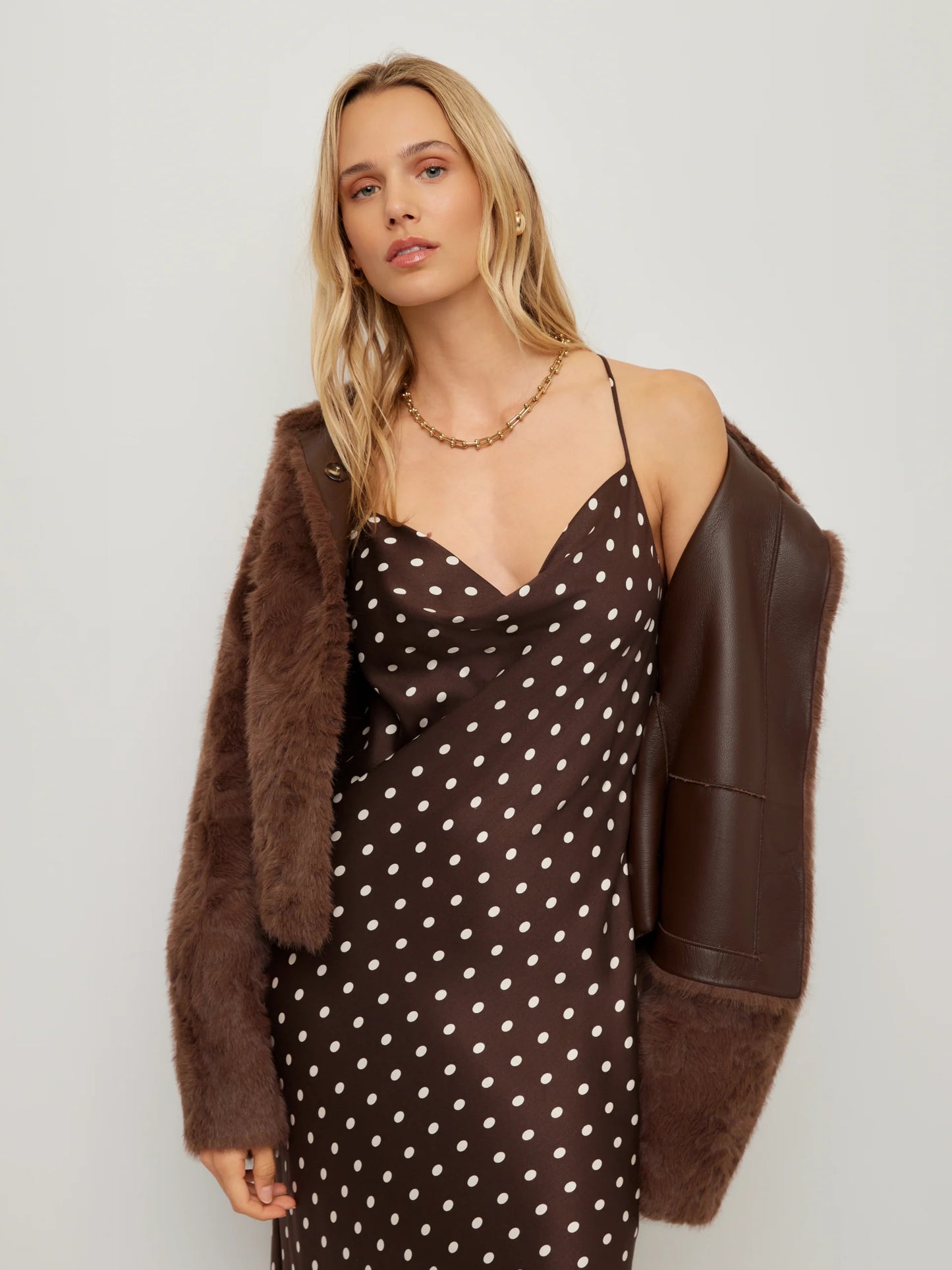 Vanessa Racer Back Bias Dress