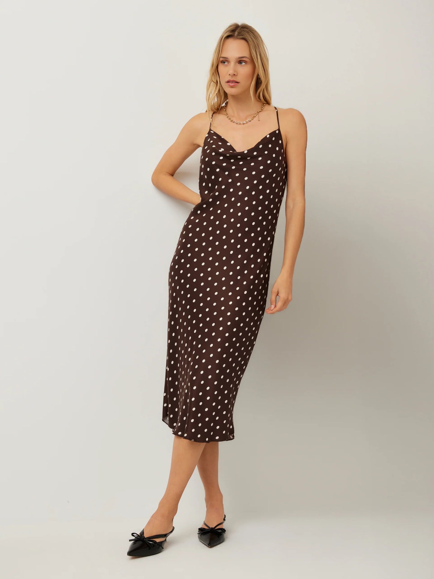 Vanessa Racer Back Bias Dress