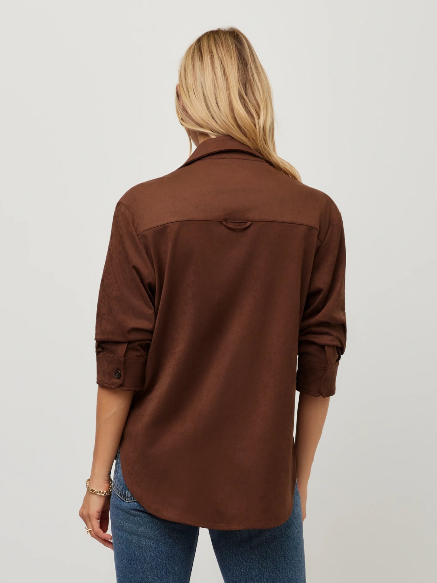 Leighton Ruched Sleeve Shirt