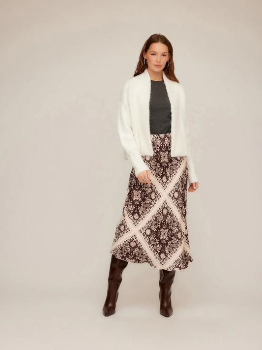 Cely Cropped Cardigan Cream