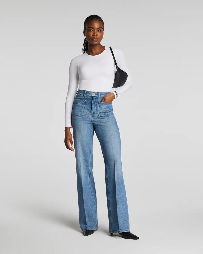 360 Easy Flare Jeans Patch Pocket