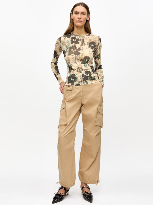 Washed Cotton Twill Pants