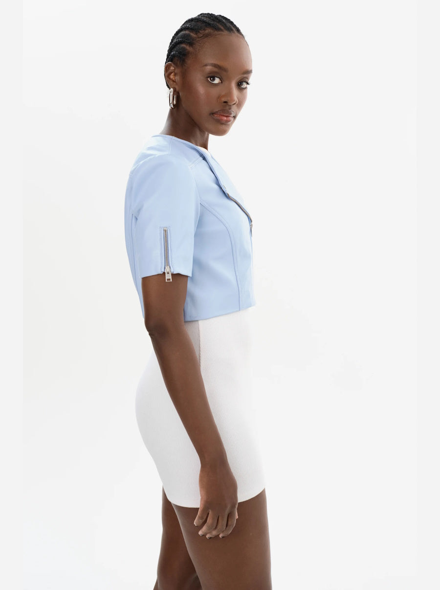 Kirsi Crop Biker Jacket