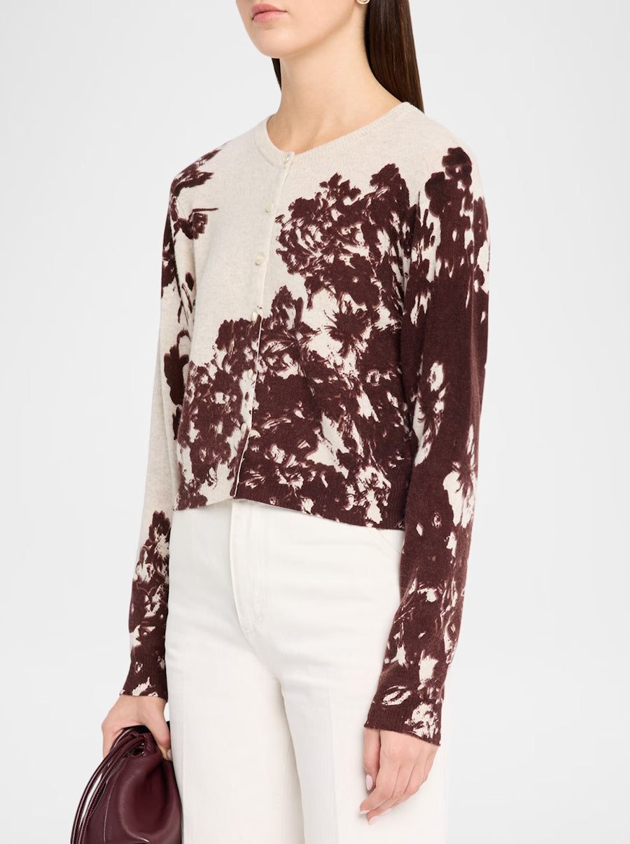 Placed Floral L/S Cardigan