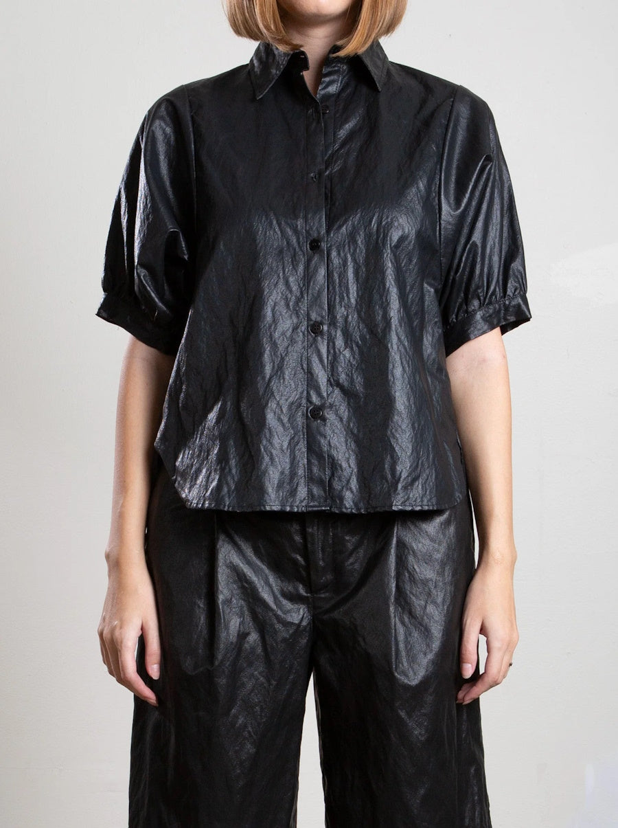 Claude Shirt Faux Leather