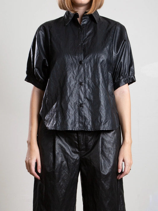 Claude Shirt Faux Leather
