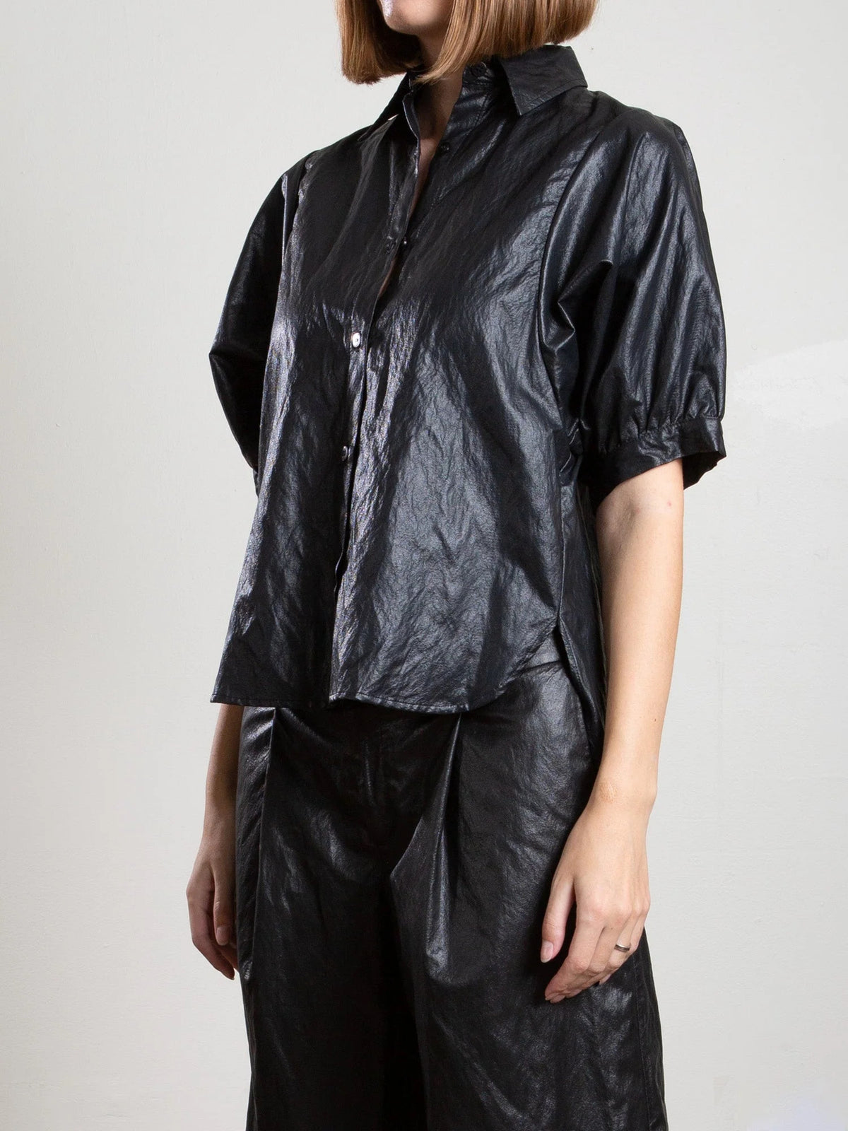 Claude Shirt Faux Leather