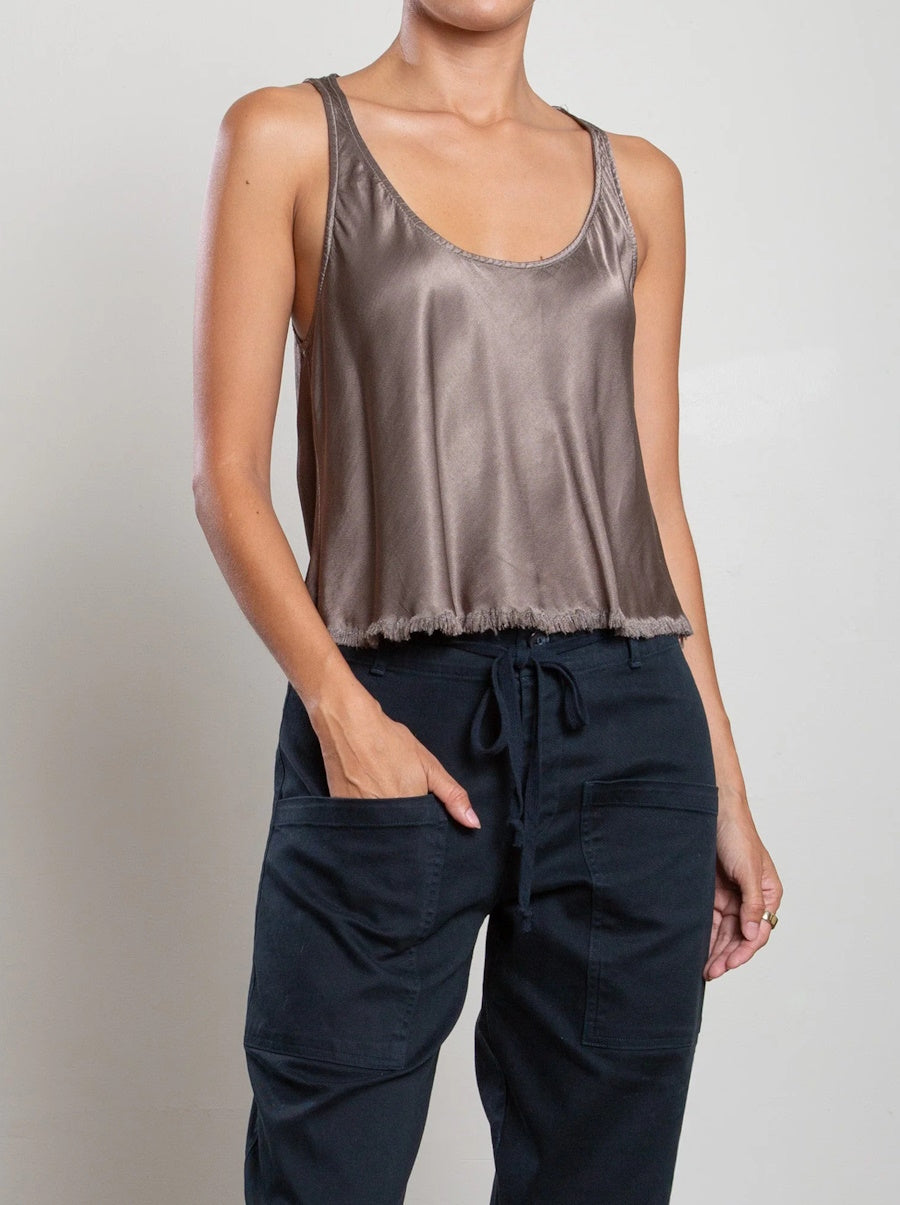 Maggie Tank in Vintage Satin
