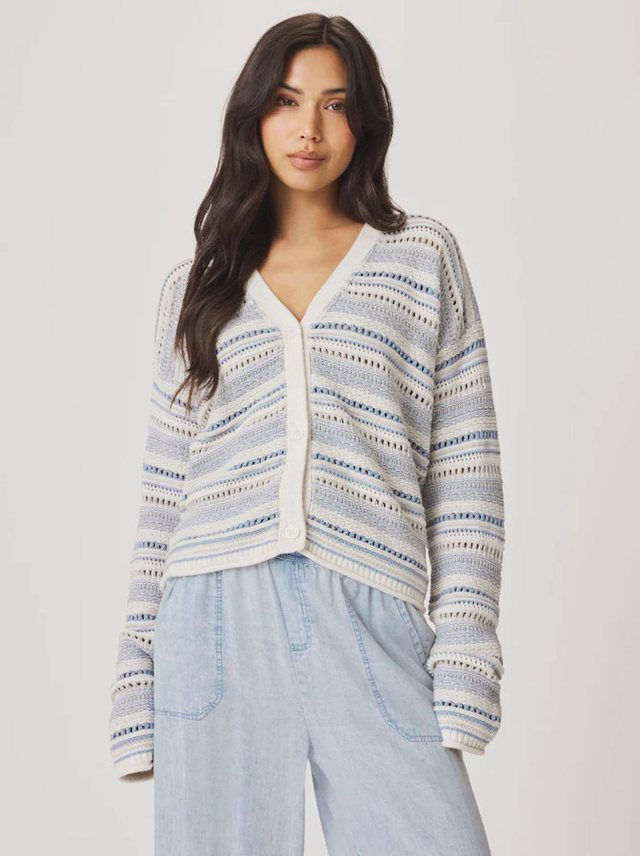 Addison Stripe Cardigan