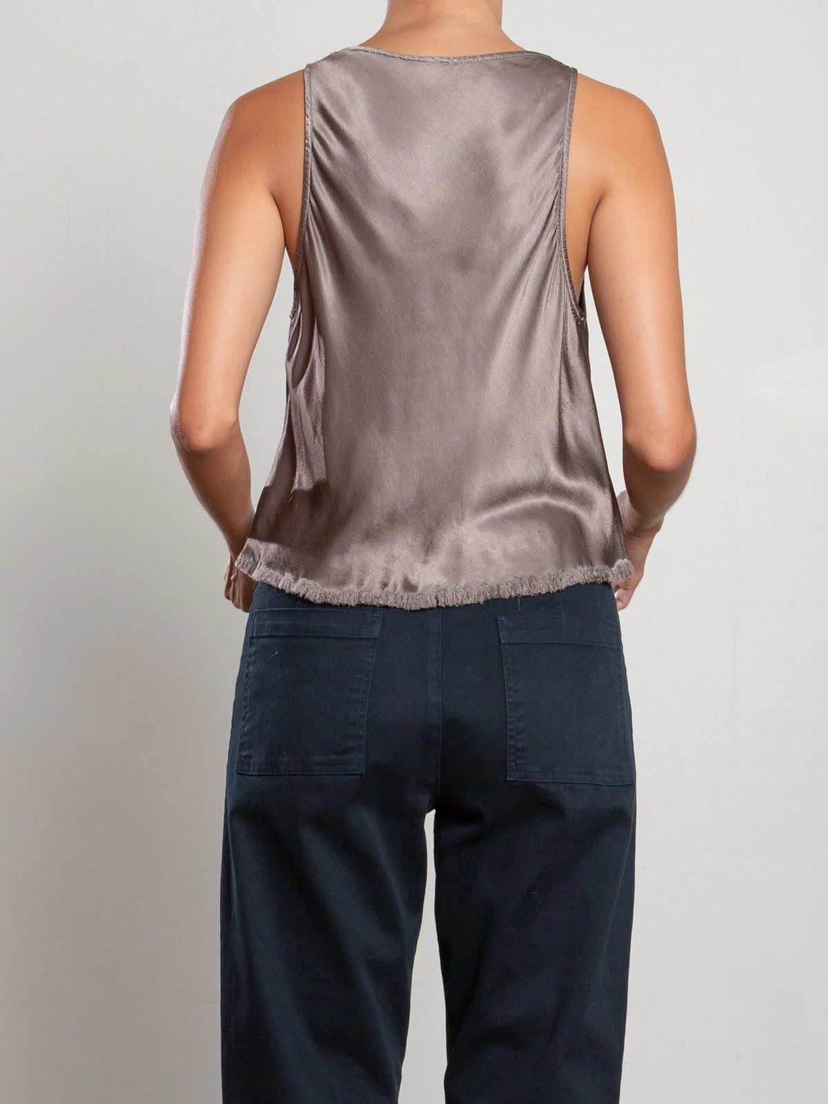 Maggie Tank in Vintage Satin