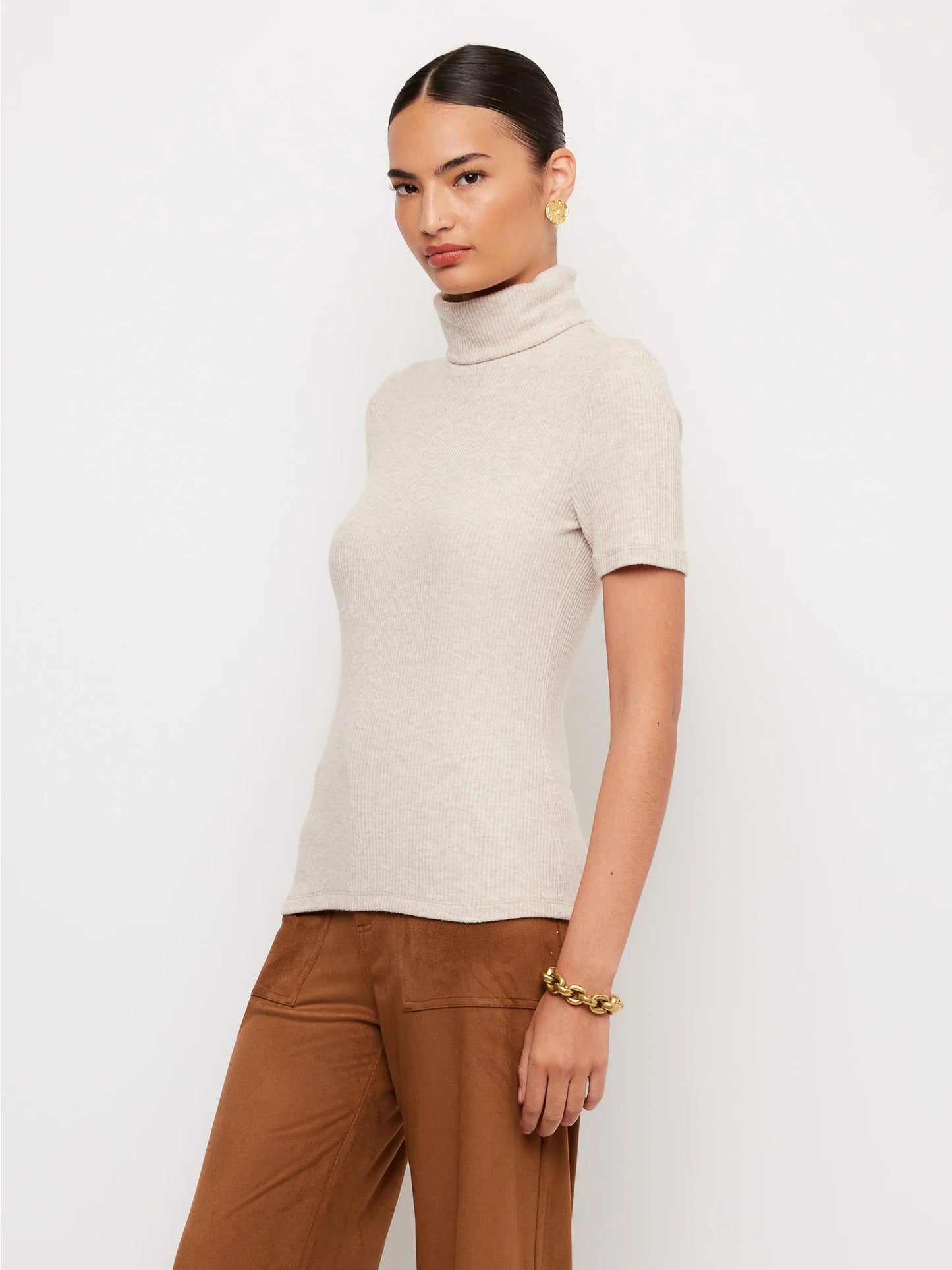 Jana Short Sleeve Turtleneck