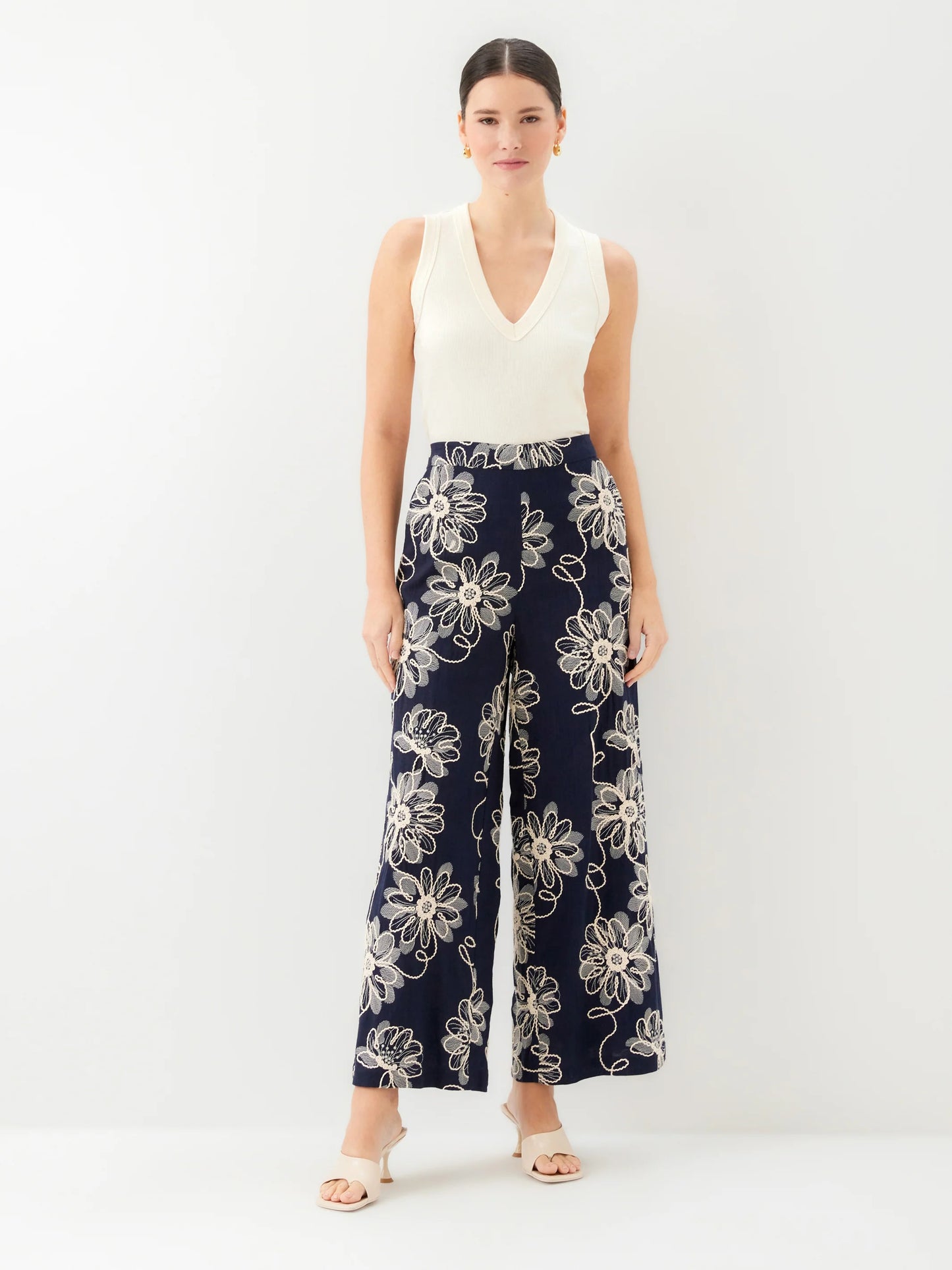 Adara Embroidered Pants