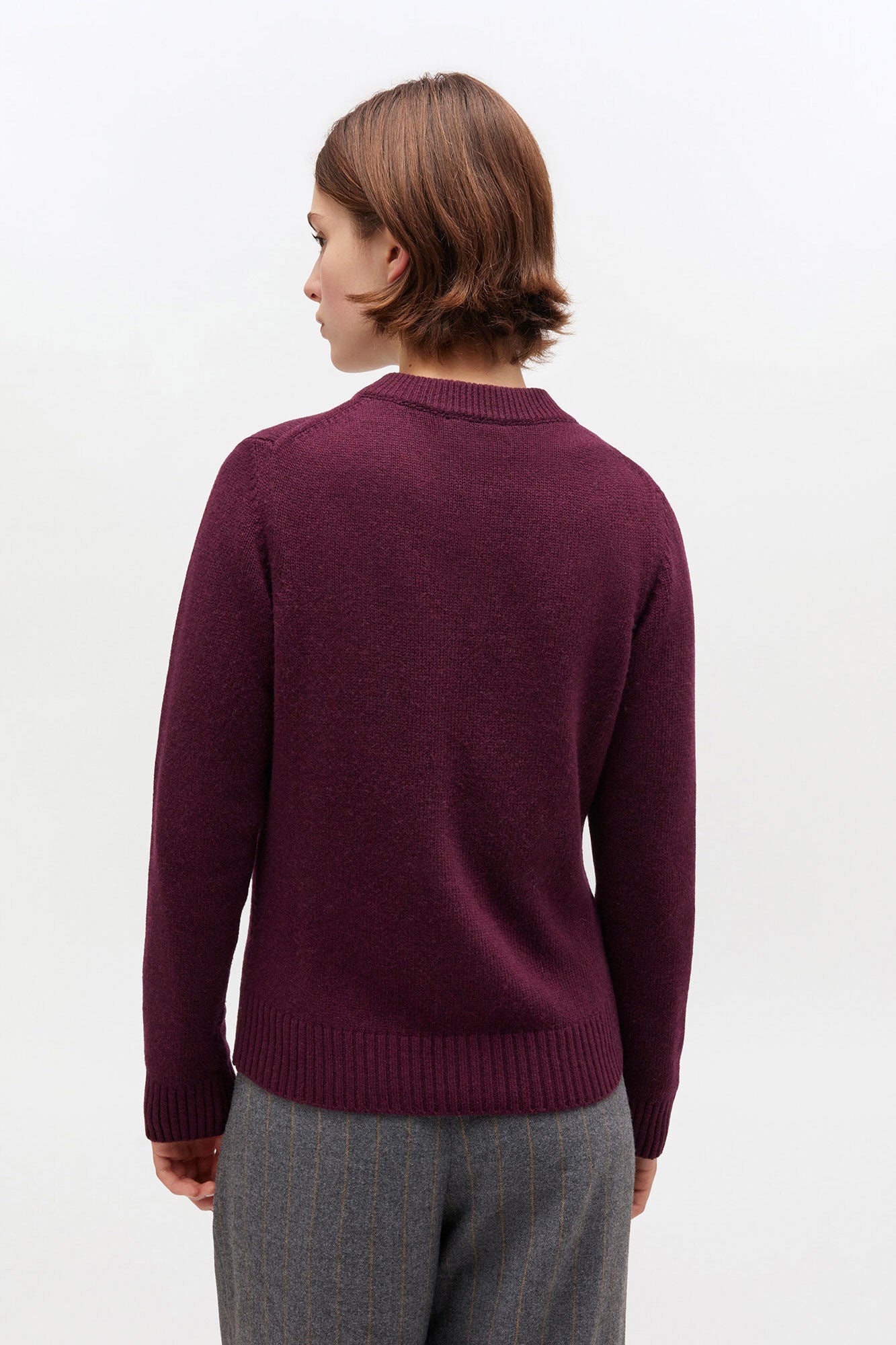 Wool Mix Oversized 0-Neck