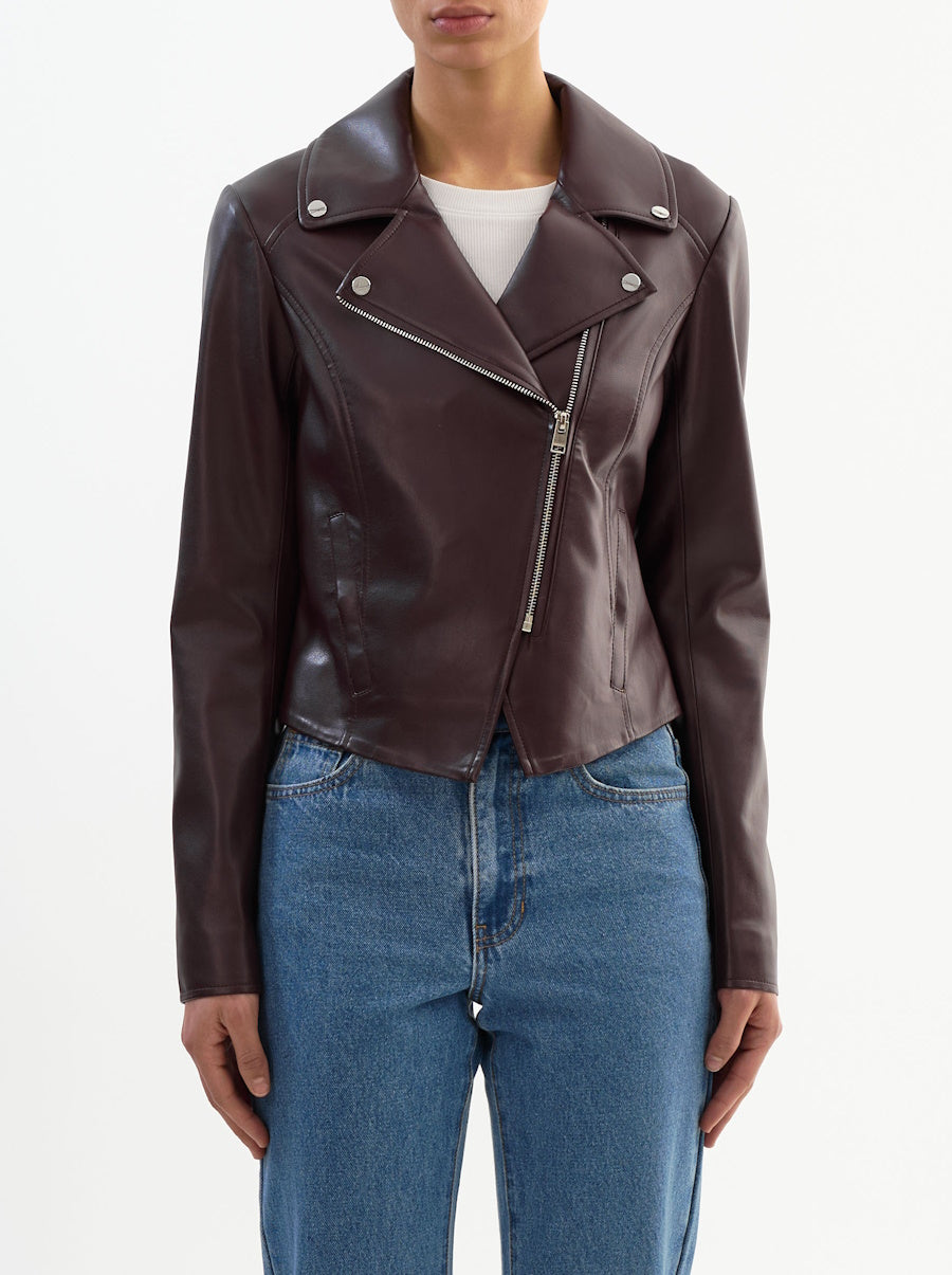 Pascale Vegan Leather Jacket