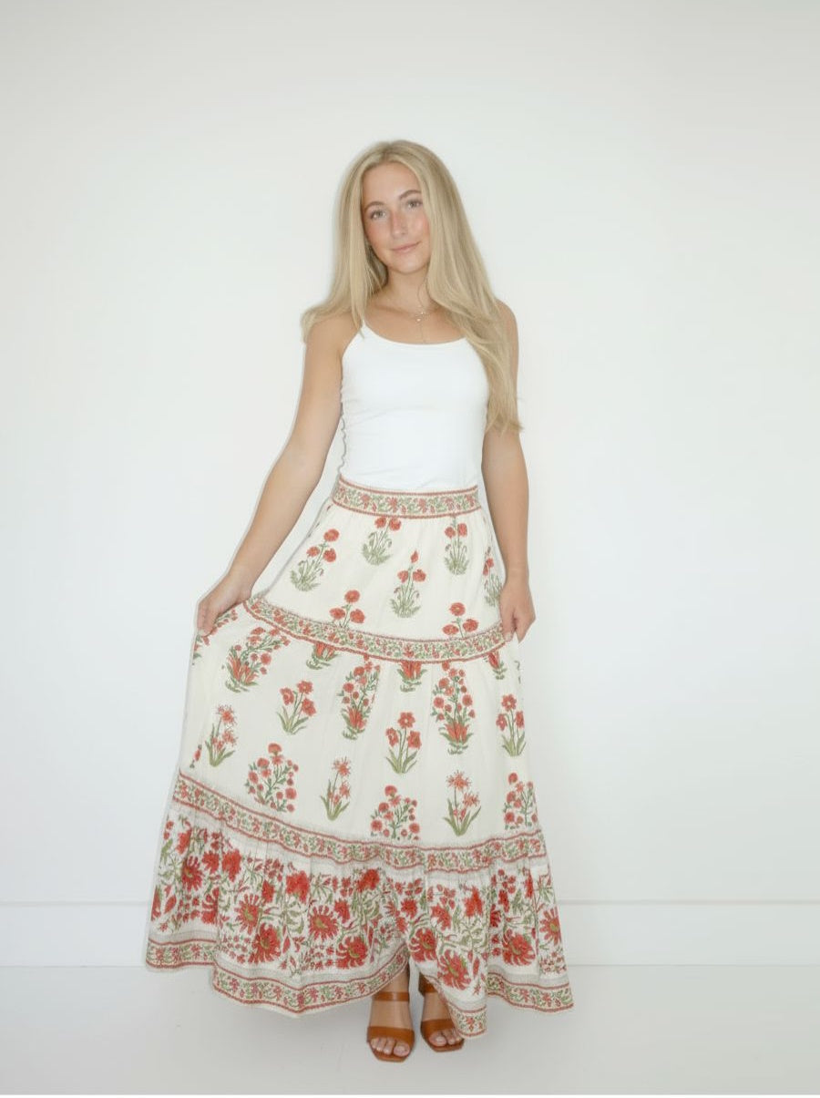 Drue Tiered Skirt