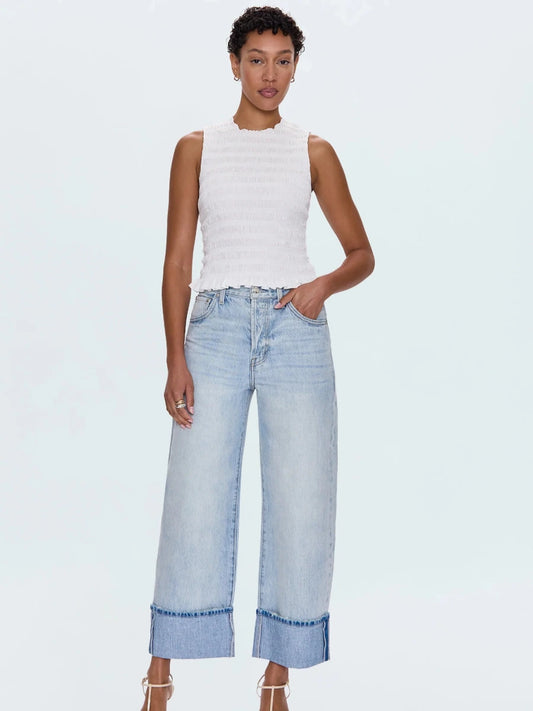 Ryder High Rise Cuffed Straight Jean