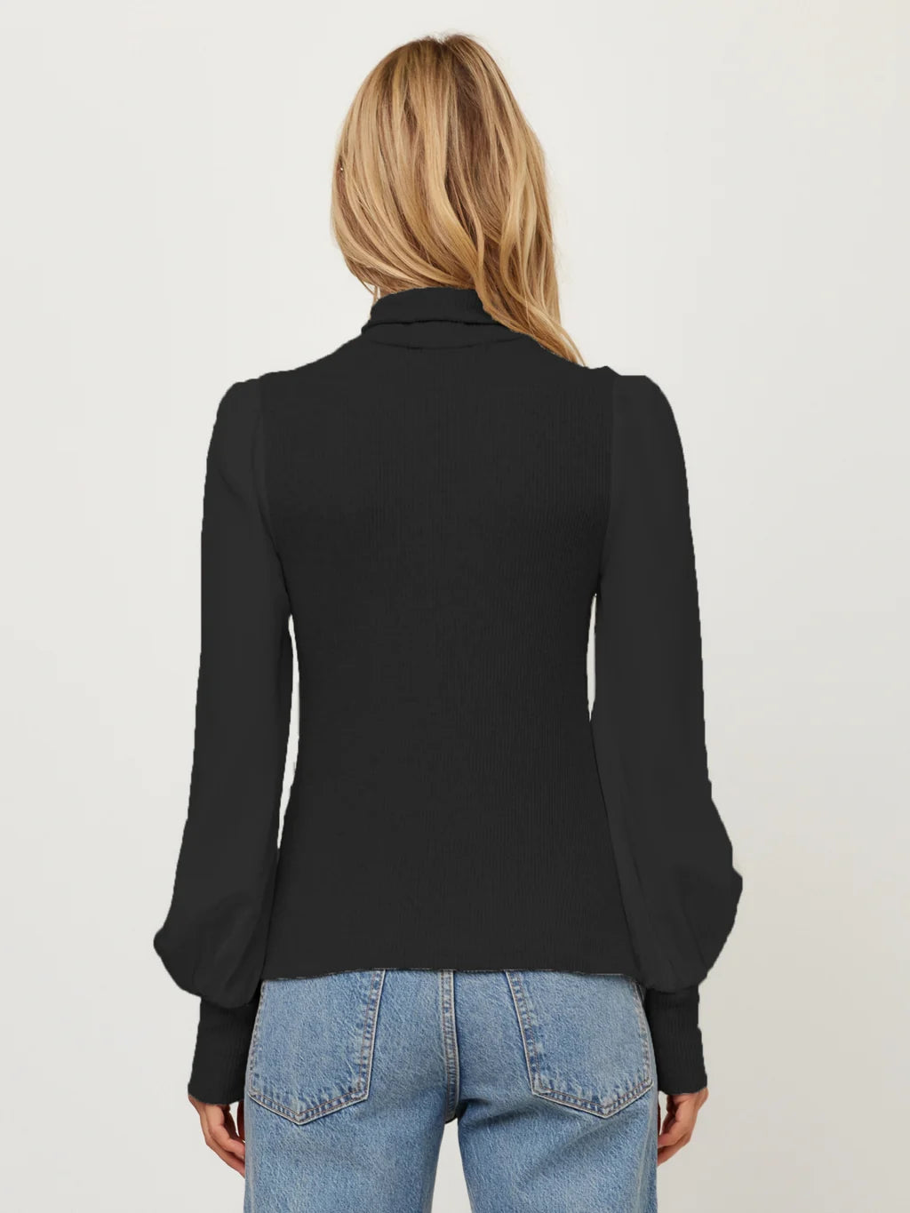 Lisette Contrast Turtleneck