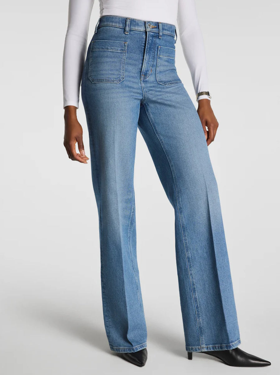 360 Easy Flare Jeans Patch Pocket