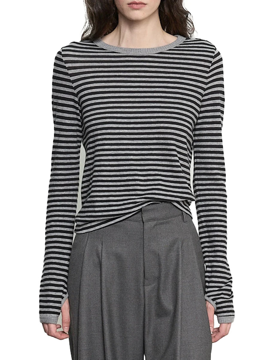 Jersey Crew Mini Stripe