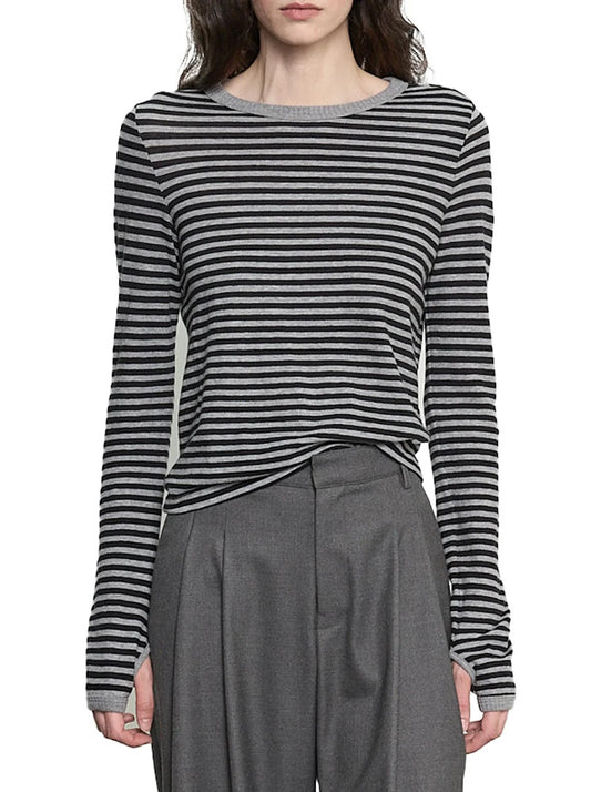 Jersey Crew Mini Stripe
