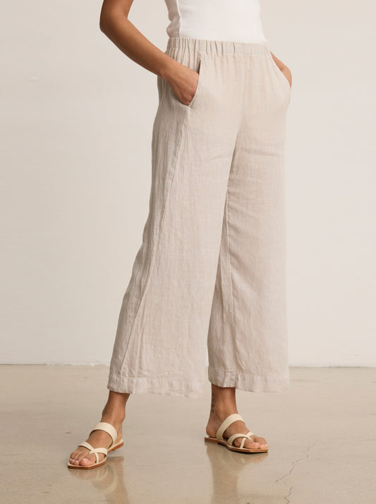 Lola Linen Pant in Cobble
