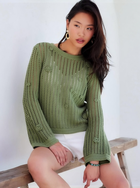 Liv Crochet Sweater