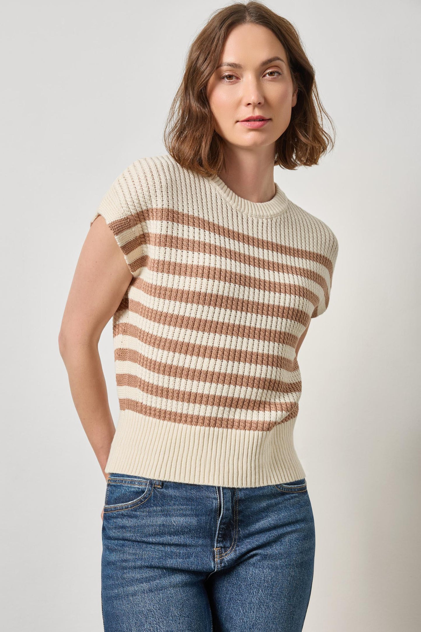 Textured Wedge Sweater