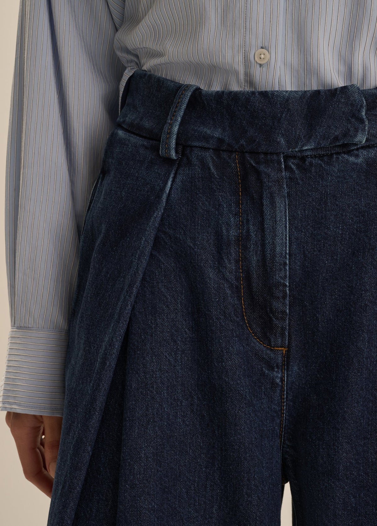 Denim Pleats For Days