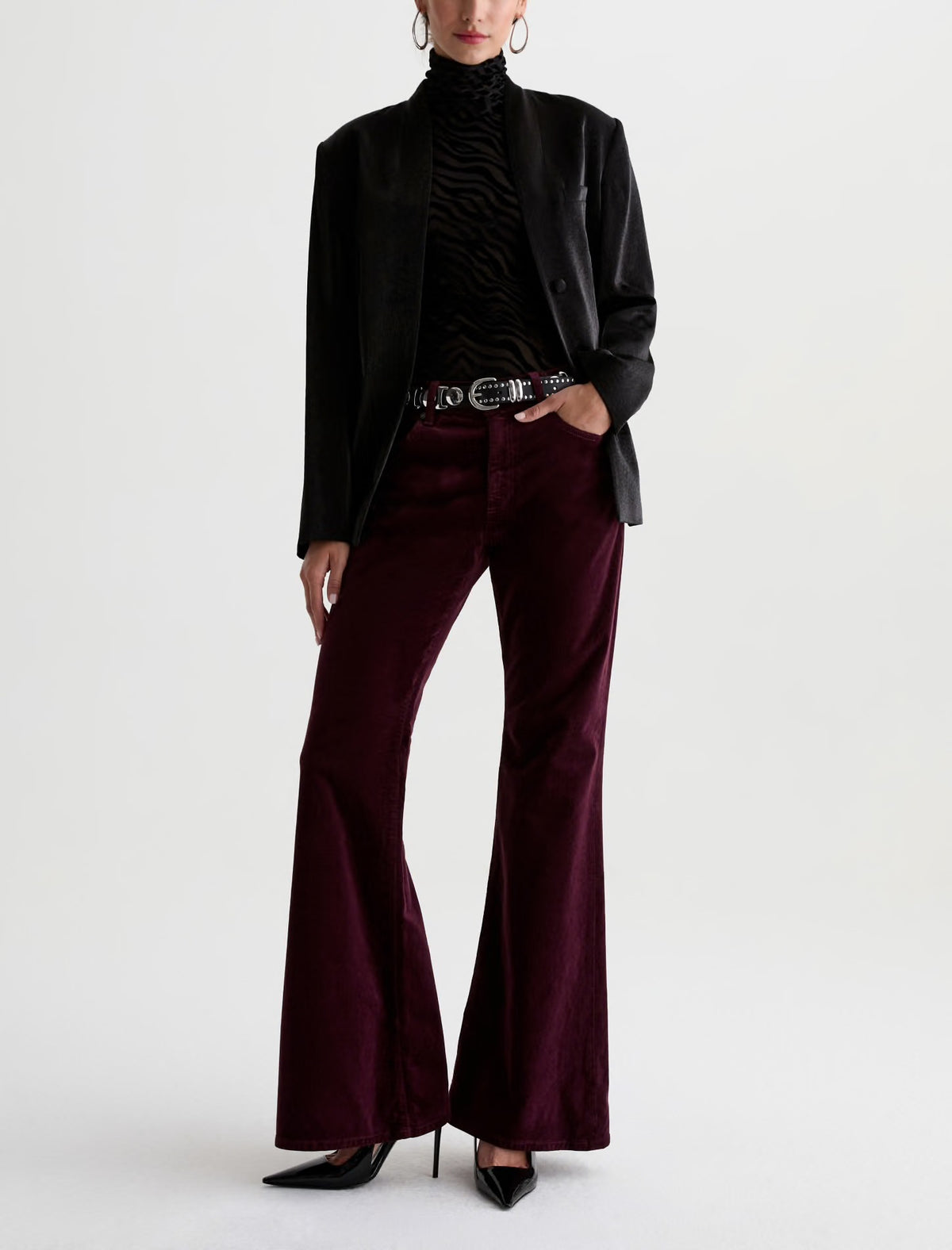 Chelsea Turtleneck in Wild Lines