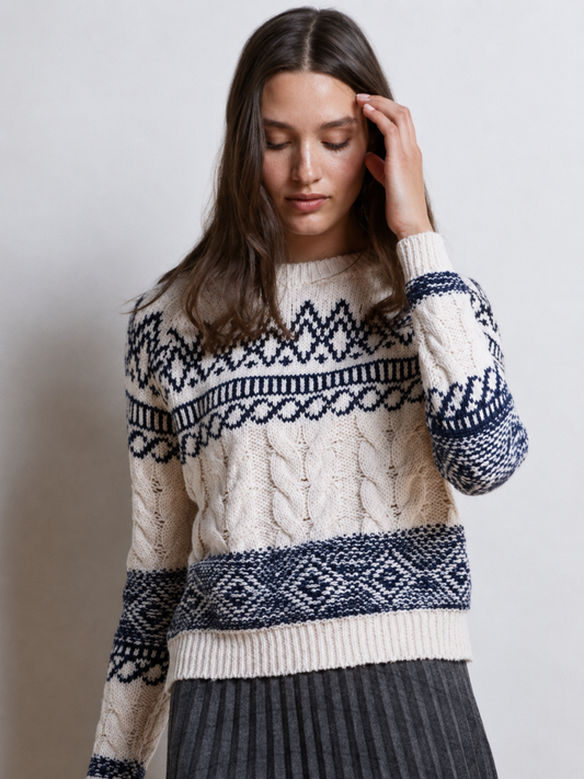 Fair Isle Cable Crew