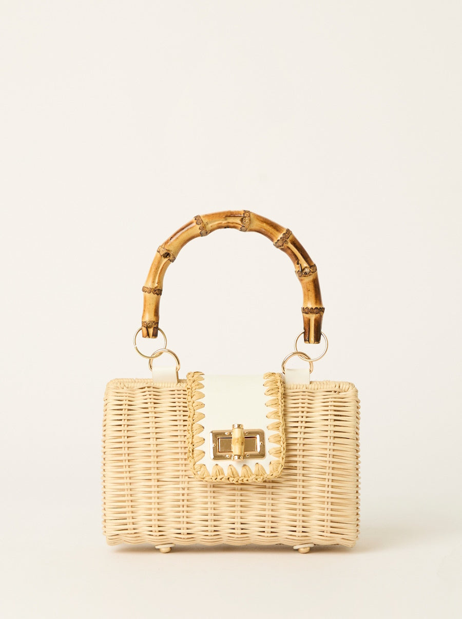 Mason Bamboo Clutch