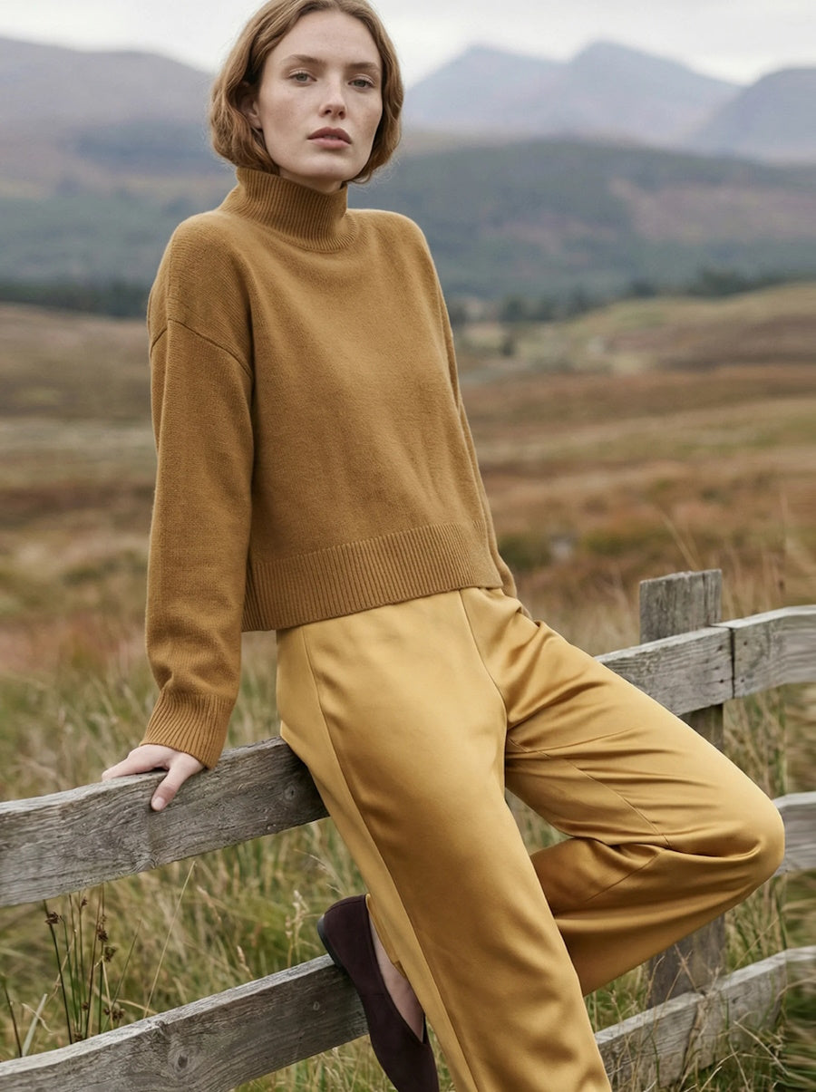 Catherine Cashmere Cropped Sweater