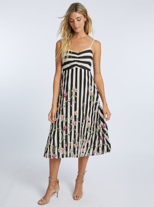 Donna Stripe Vine Dress