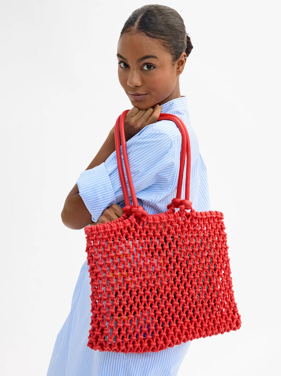 Sandy Bag in Bright Poppy