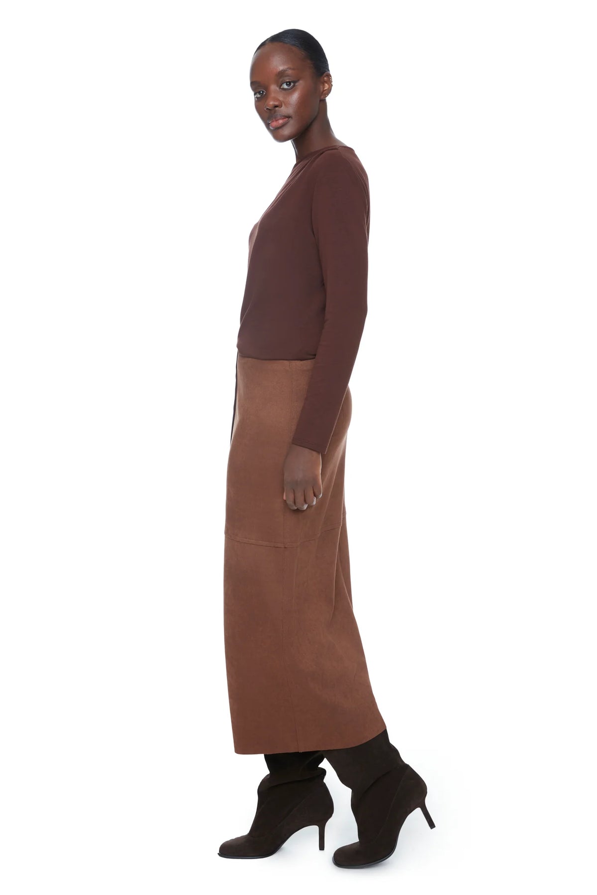 Vegan Suede Skirt