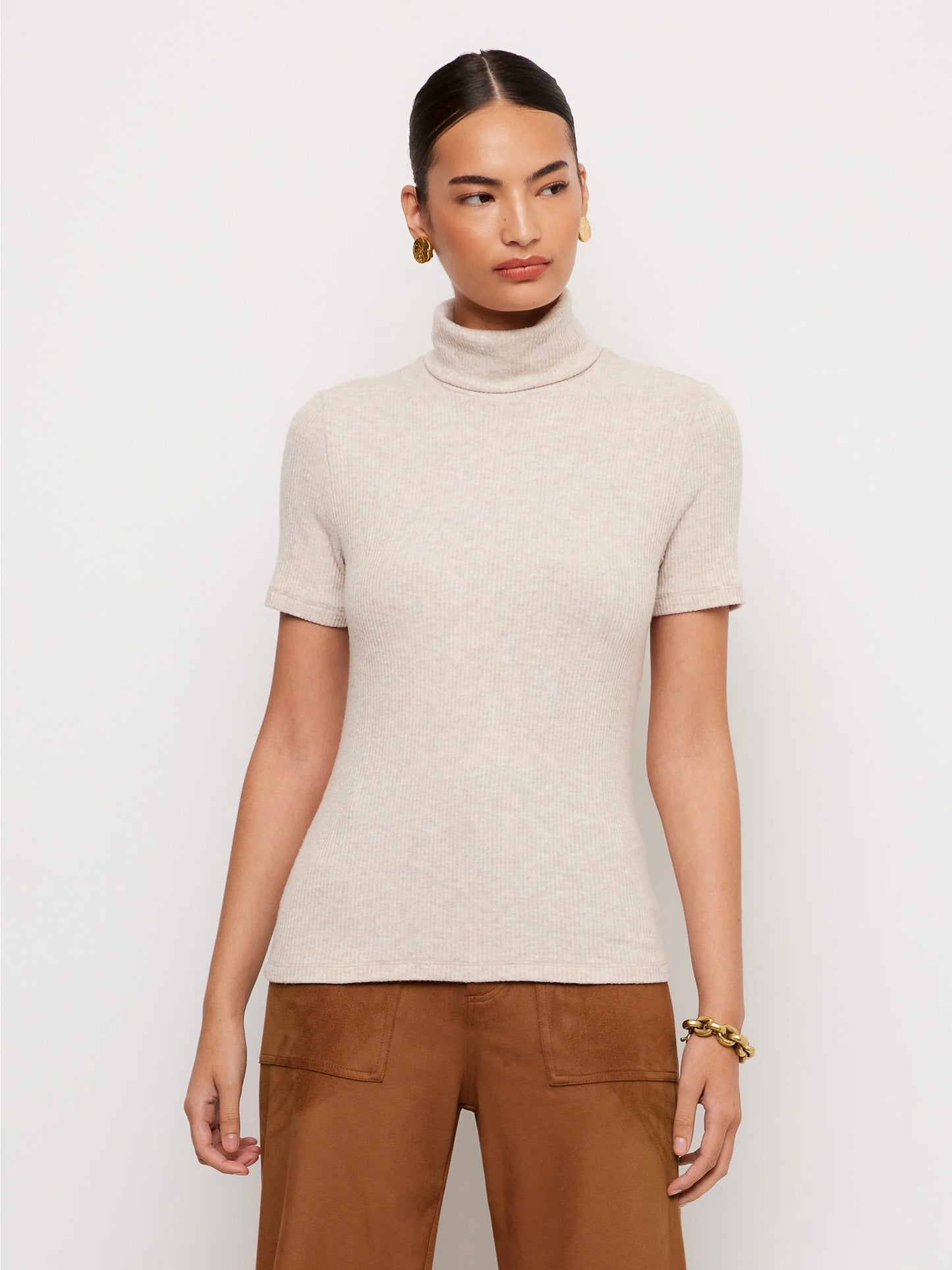 Jana Short Sleeve Turtleneck