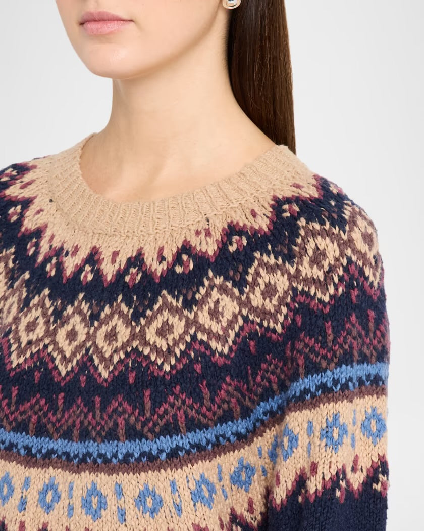 Chunky Fair Isle Crew