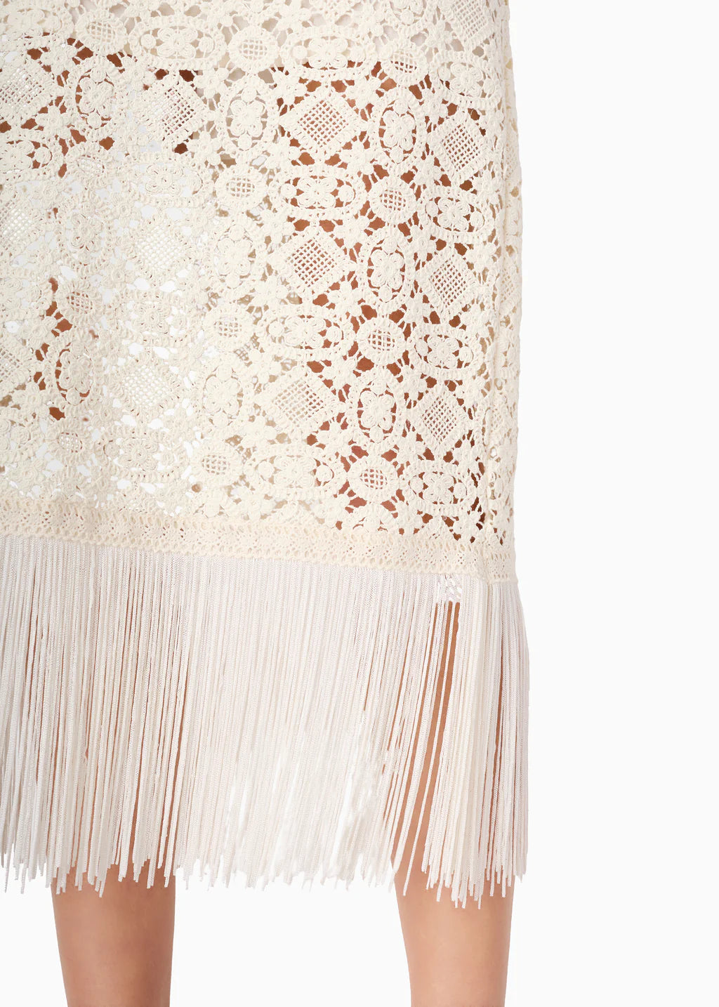 Venezia Crochet Midi Skirt